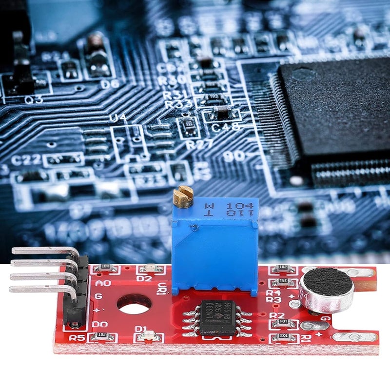 Respicefinem KY 038 Sound Sensor Module 5 Pieces Analog Digital Output High Sensitivity - Image 2